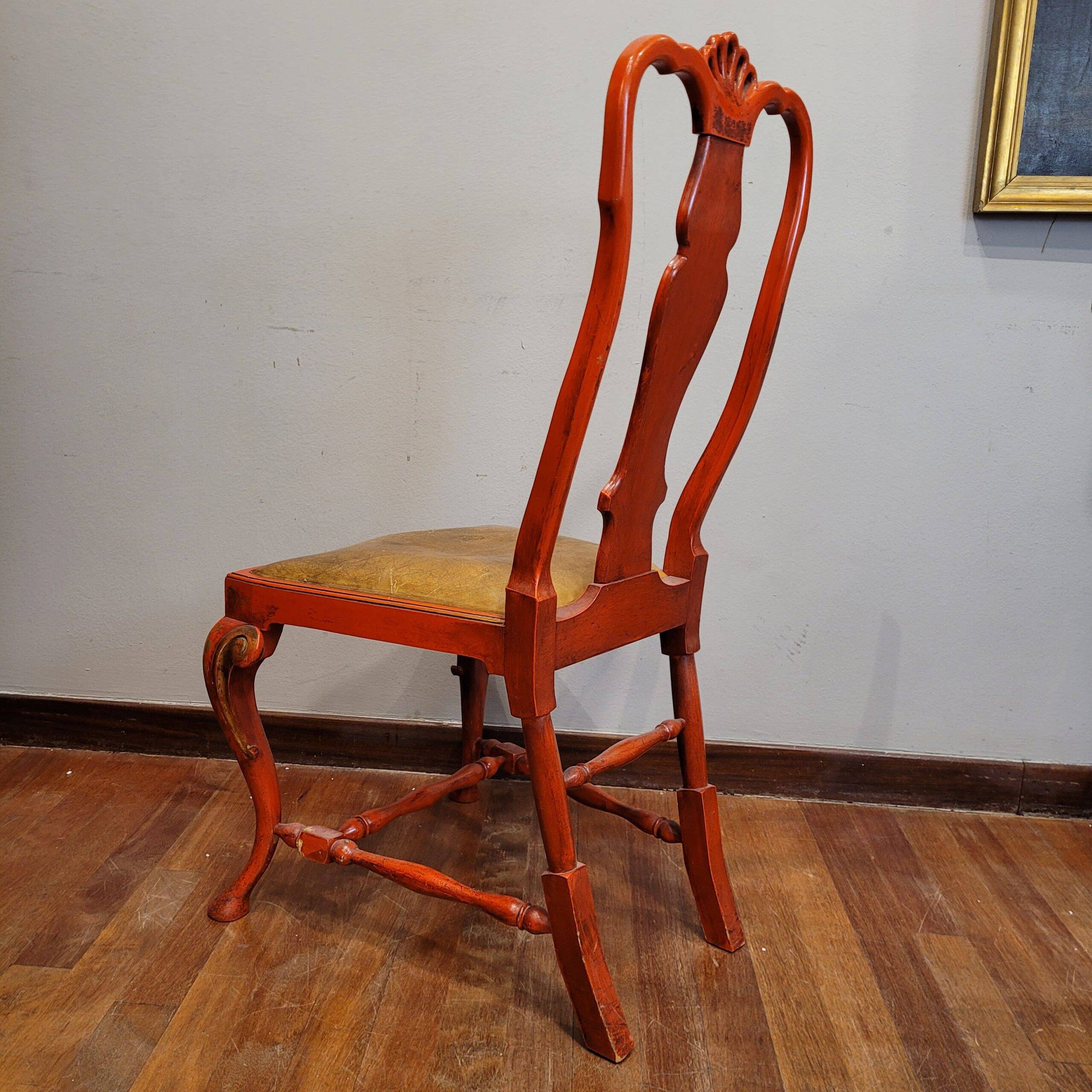 Pair of lacquered wood Chippendale chairs, after Pierre Lottier, 1970s – Spain