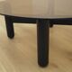 Italian smoked glass coffee table, 1990s