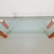 Pioneer T66 Cherry Wood & Glass Side Table from Peter Ghyczy, 1980s