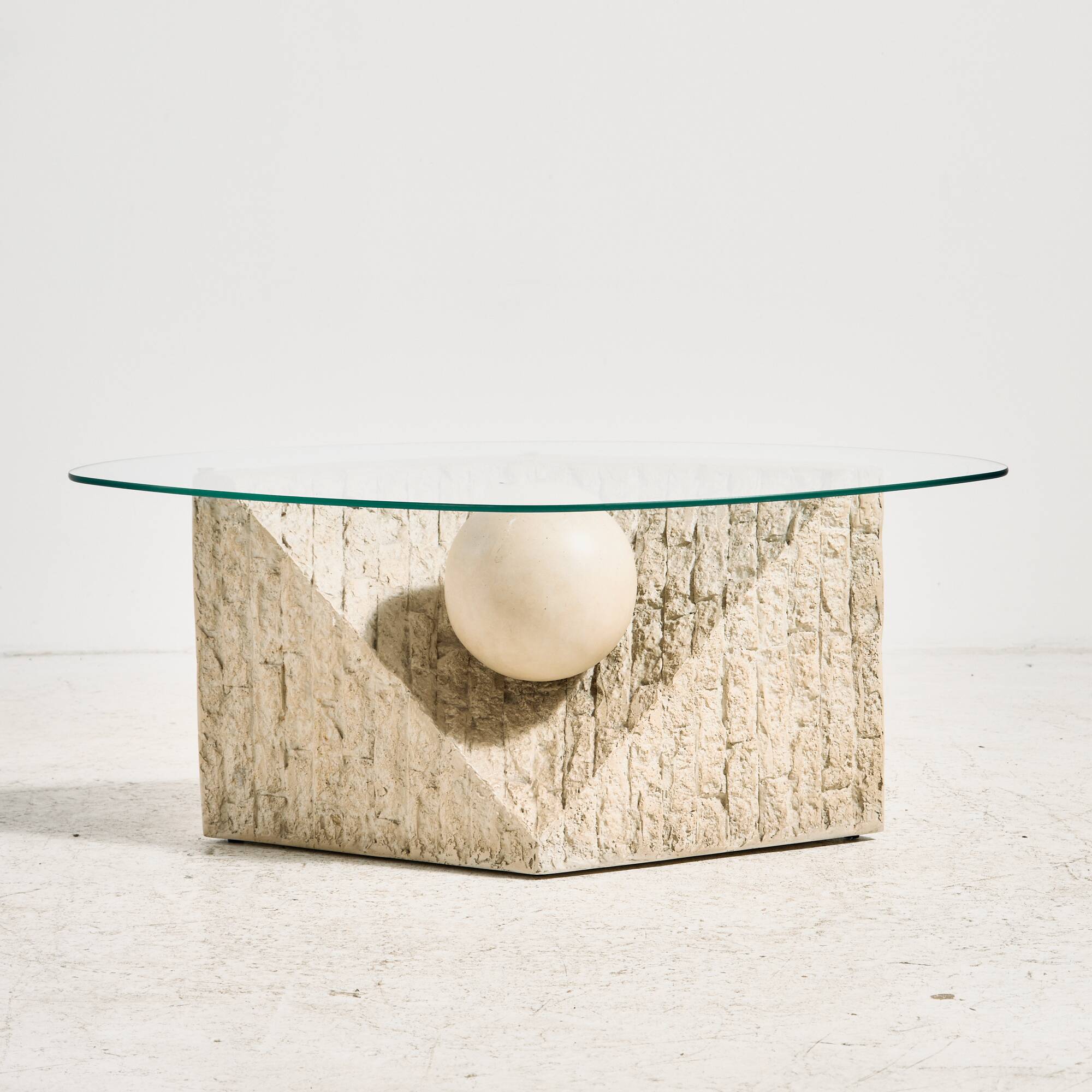 Table basse en fibre de verre