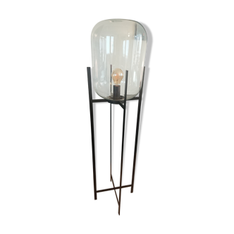 Glass globe lamppost