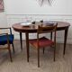 Table en teck ovale vintage