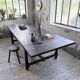 Solid oak table 1900 drapery style XL 280cm with extensions