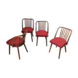 Set of 4 Antonin Suman chairs