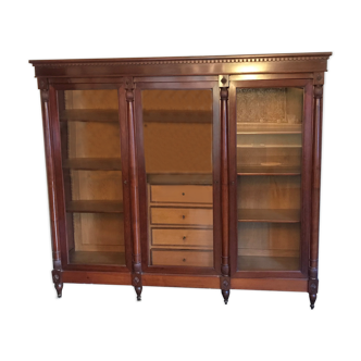 Glass bookcase