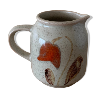 Ceramic milk pot from Sarreguemines