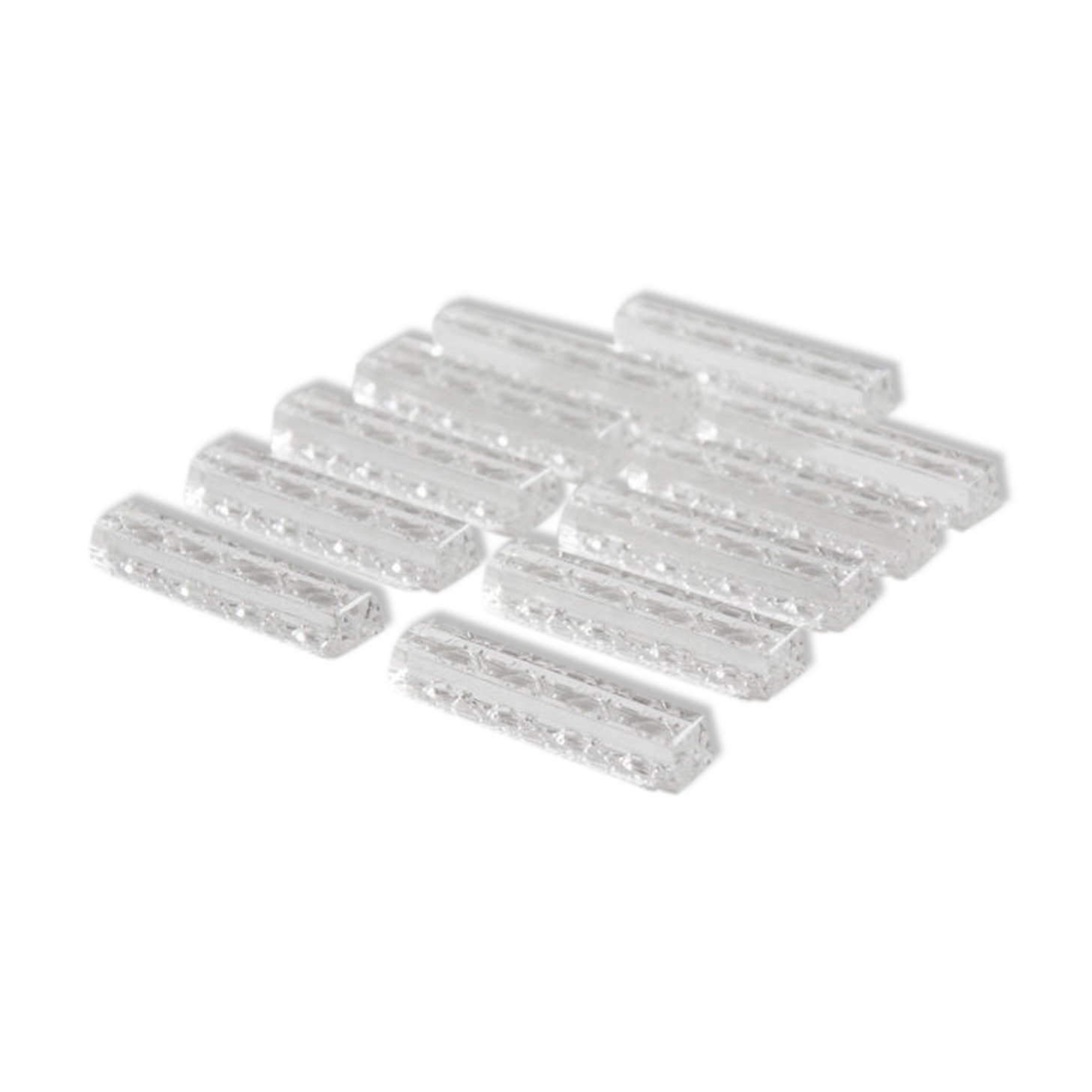 Lot of 11 crystal knife holders