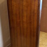 Armoire pour homme Art déco en ronce de noyer (1930-1940)