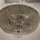 Italian Crystal Beaded Chandelier, 1960s
