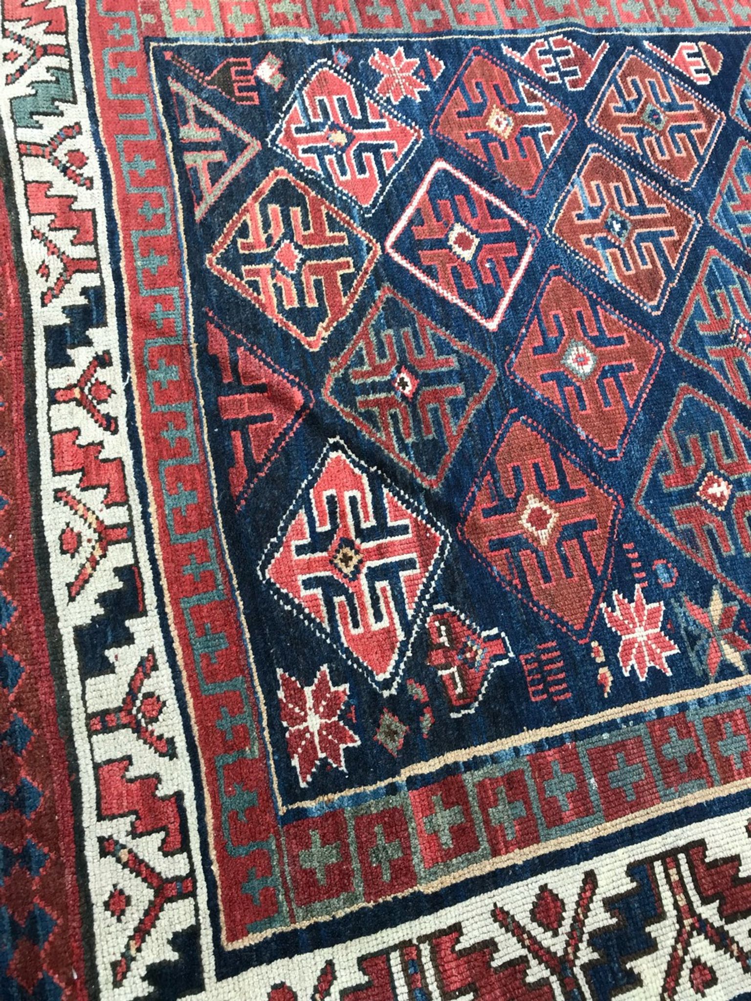 Ancient carpet northwest of Iran 139x284 cm