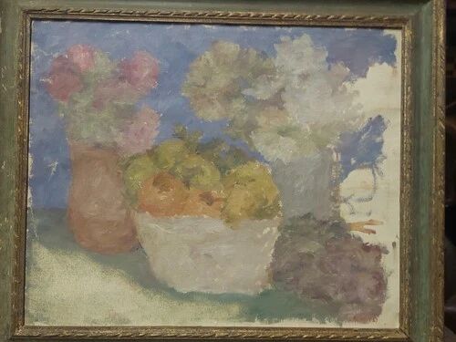 Oil Painting on Canvas "Renzo Dotti" 1967