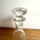 Old thick glass bottle