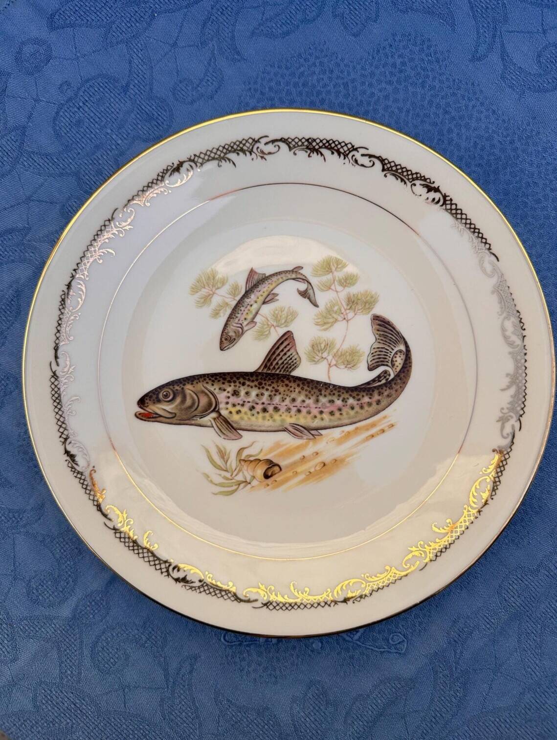 Vintage Fish Plates in Limoges Porcelain – Limoges Enamels