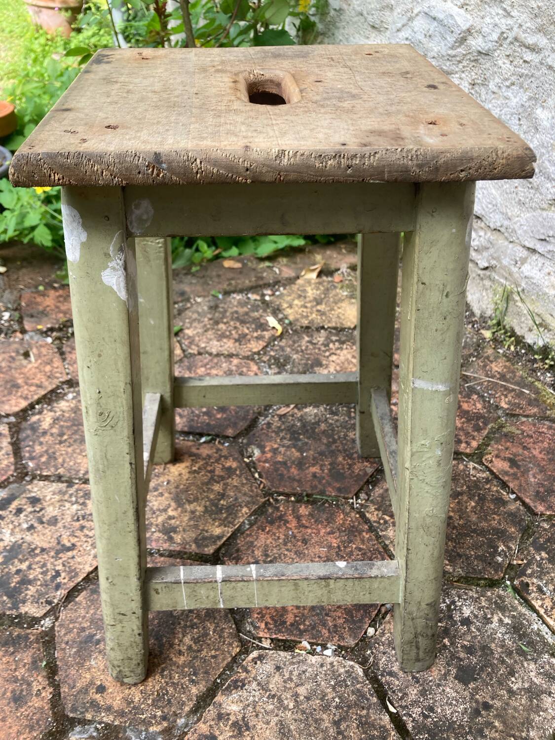 Vintage workshop stool