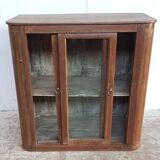 Ancien meuble radio Art déco en teck