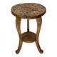 Antique Japanese hand carved side table, Liberty London ca 1905