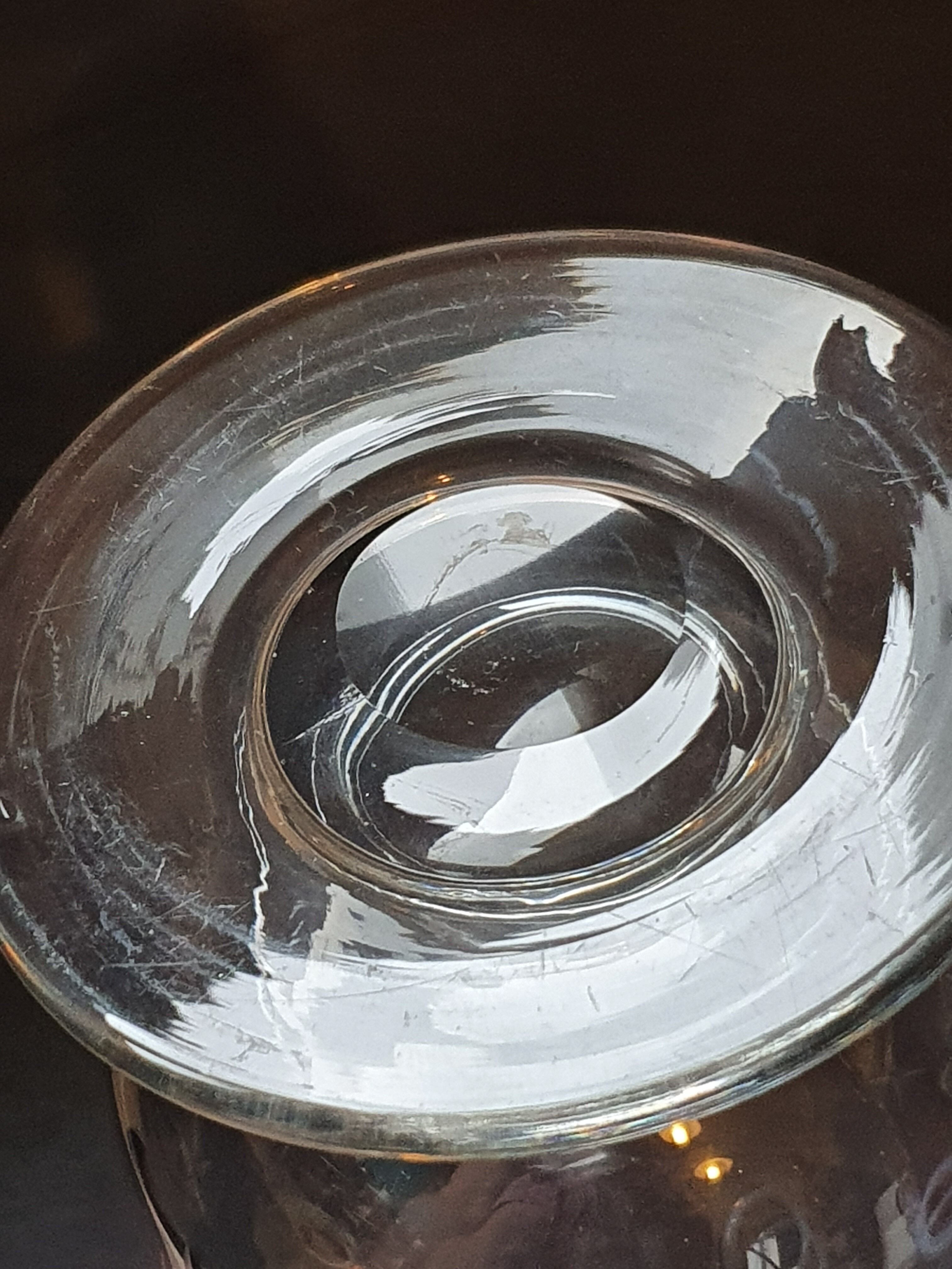 Pitcher with starry crystal glass decoration