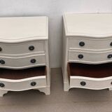 Pair of English-style bedside tables