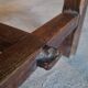 Set 4 chaises brutalistes paillees