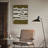 Framed abstract giclee art print 50x70cm
