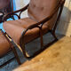 Vintage 70s velvet rattan set.