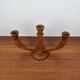 3-arm teak candle holder, 1960/70
