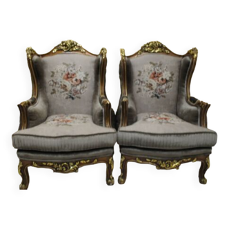 Armchairs Louis XV style