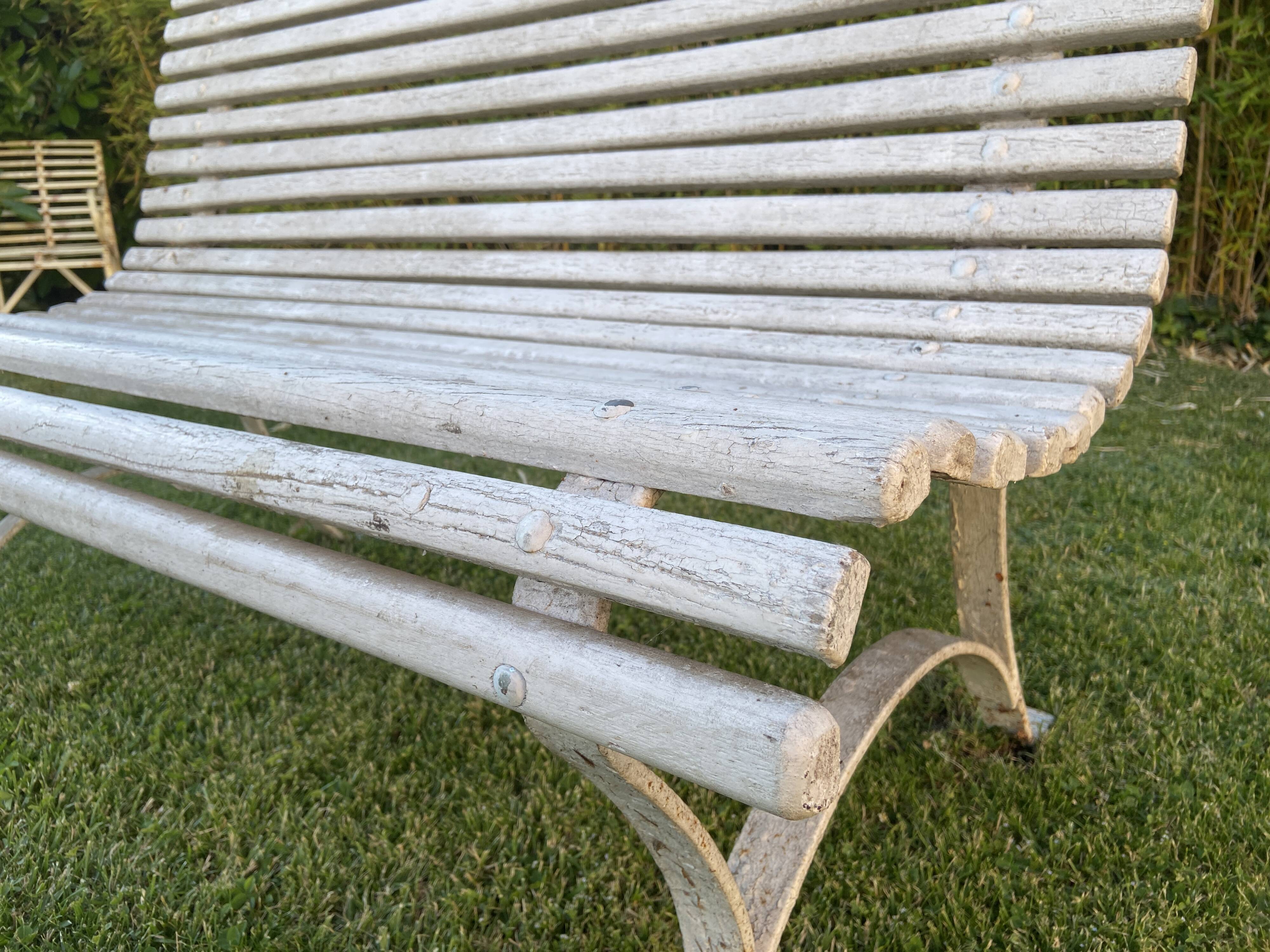 Vintage garden bench