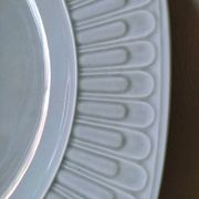 Octagonal earthenware dish