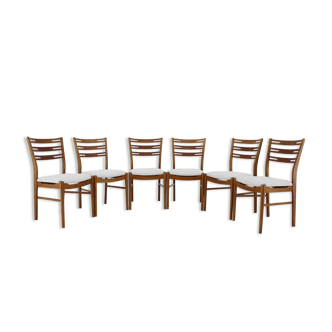 Chaises de salle à manger en teck danois des années 1960