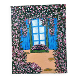 Colored oil painting