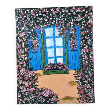 Colored oil painting