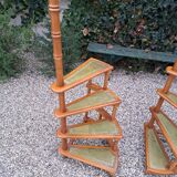 Pair of stepladders - English library stairs