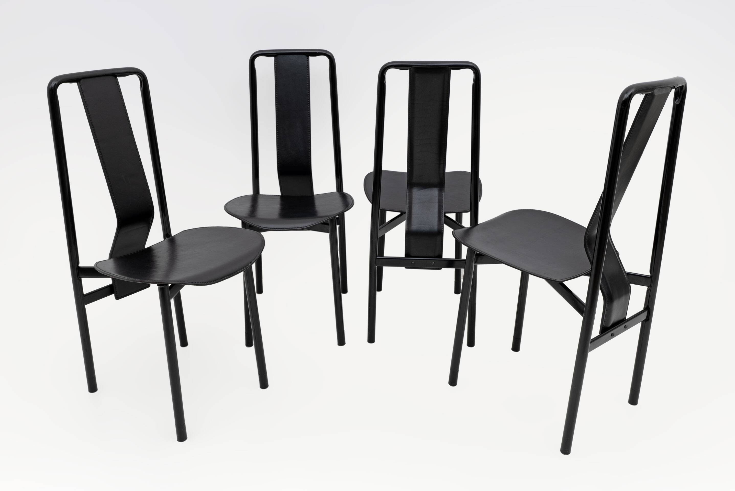 Irma Design Chairs by Achille Castiglioni for Zanotta, 1970s, Set of four