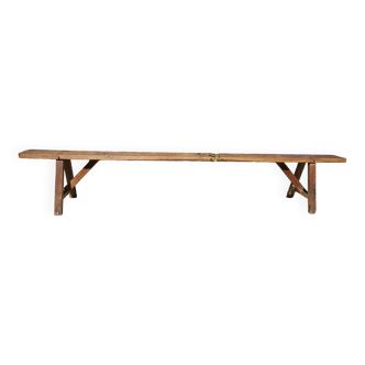 Banc de ferme en chêne