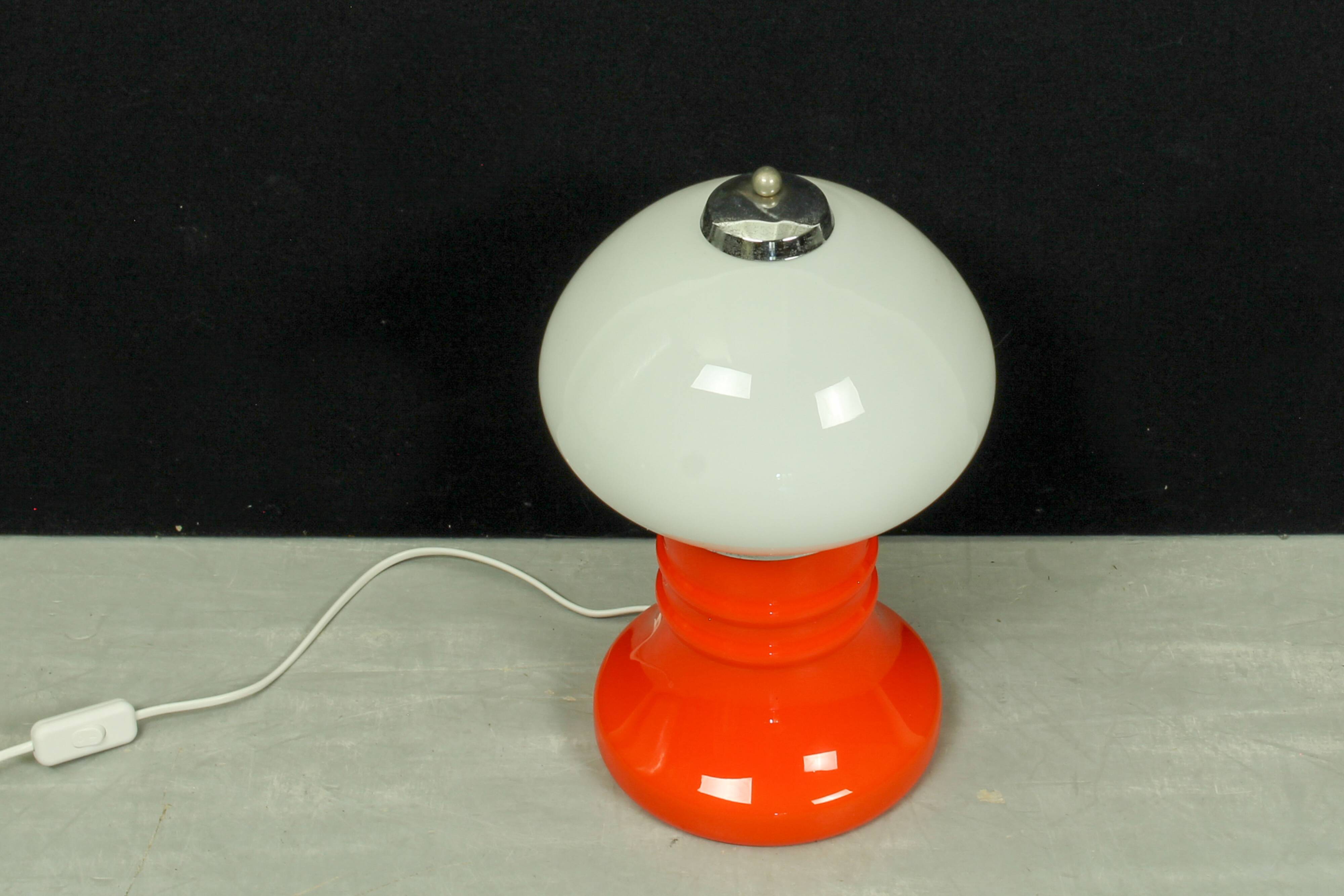 Mid Century Murano Table Lamp Fungo, Italy