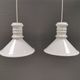 A pair of Sidse Werner pendant lamps, for Royal Copenhagen Denmark 1980s