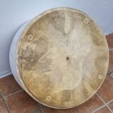 Large round container in composite material for garden, 53 cm in diameter and 25 cm in height