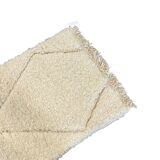 XL beige wool runner / carpet Beni Ouarain