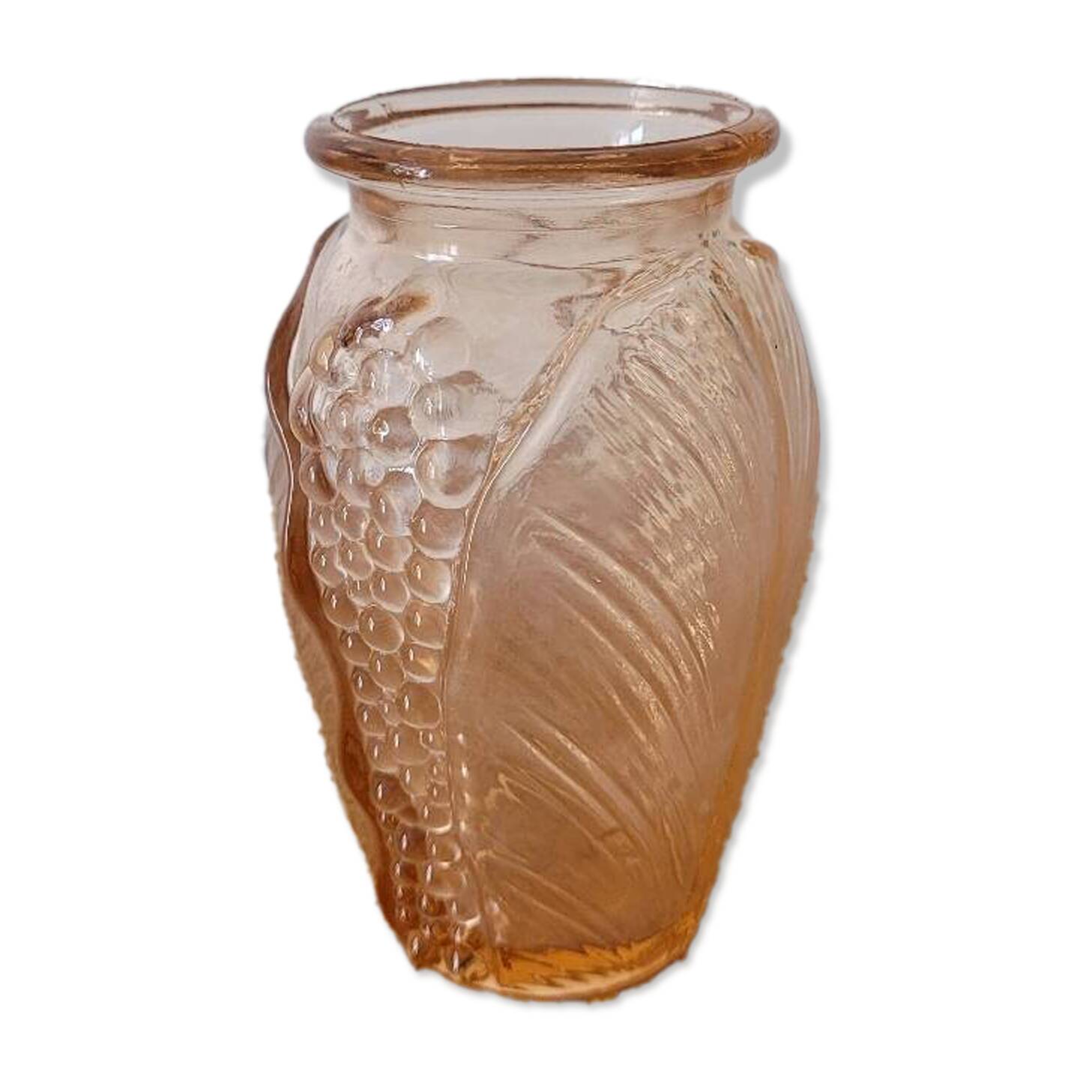 Small pink bulb vase