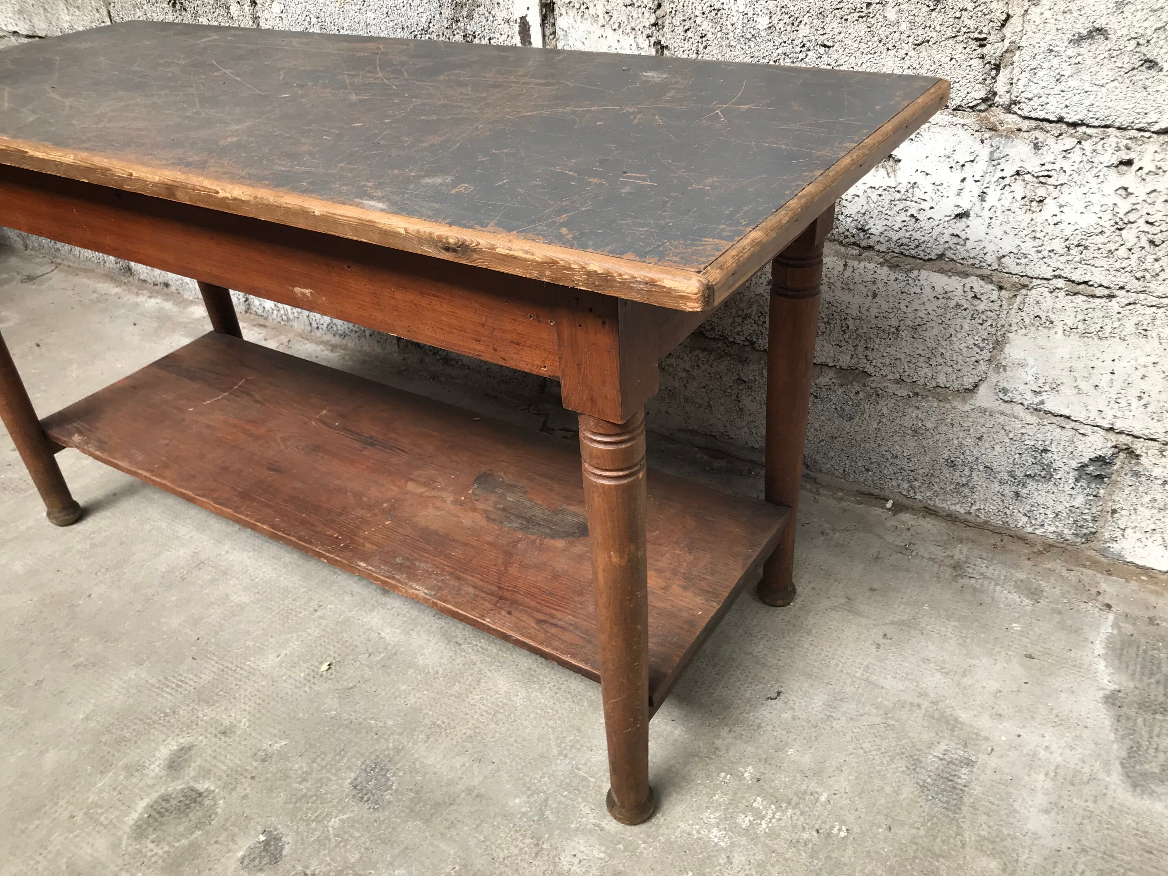Old draper table early twentieth century