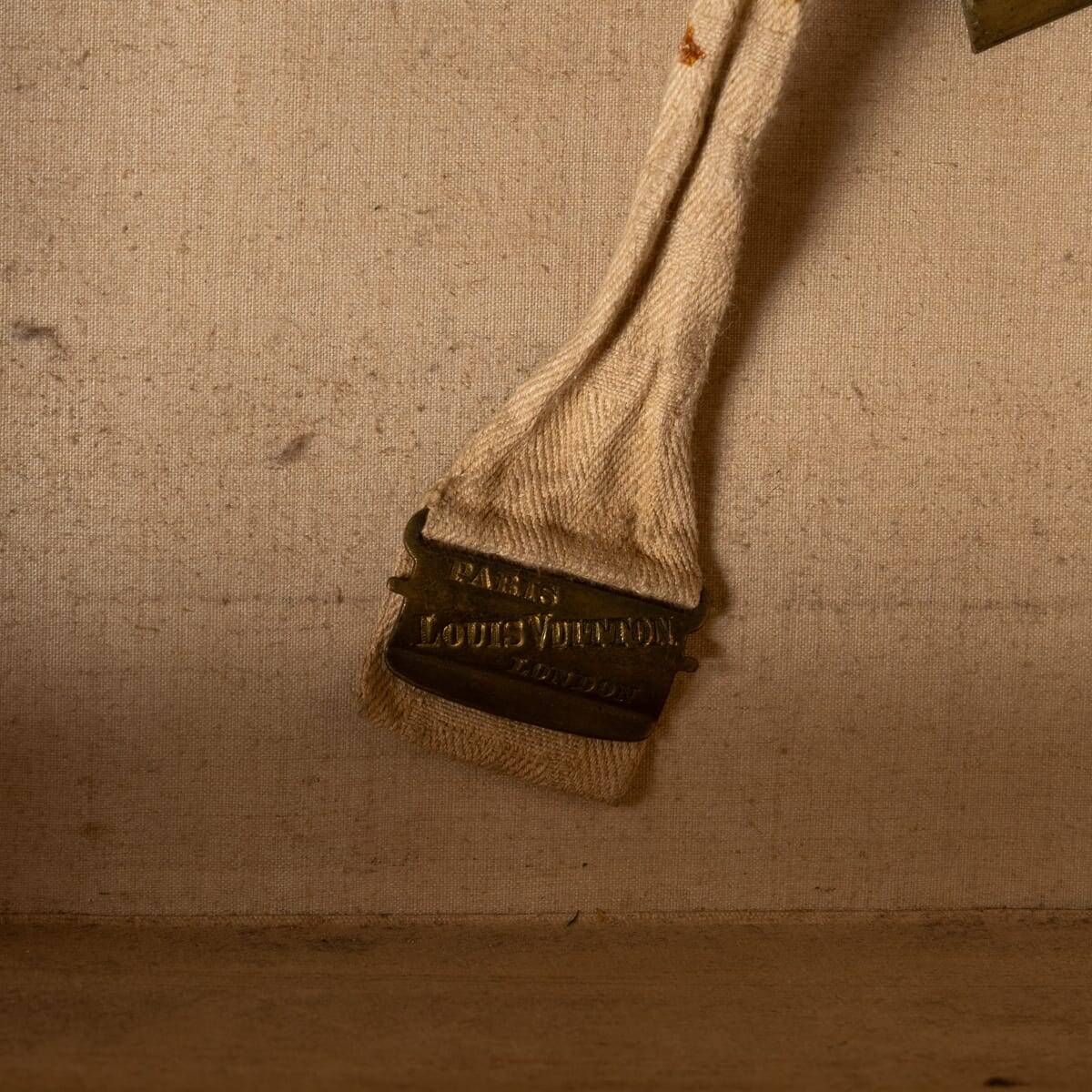 Vintage 20thC Louis Vuitton Car Trunk In Grey Vuittonite Canvas, Paris