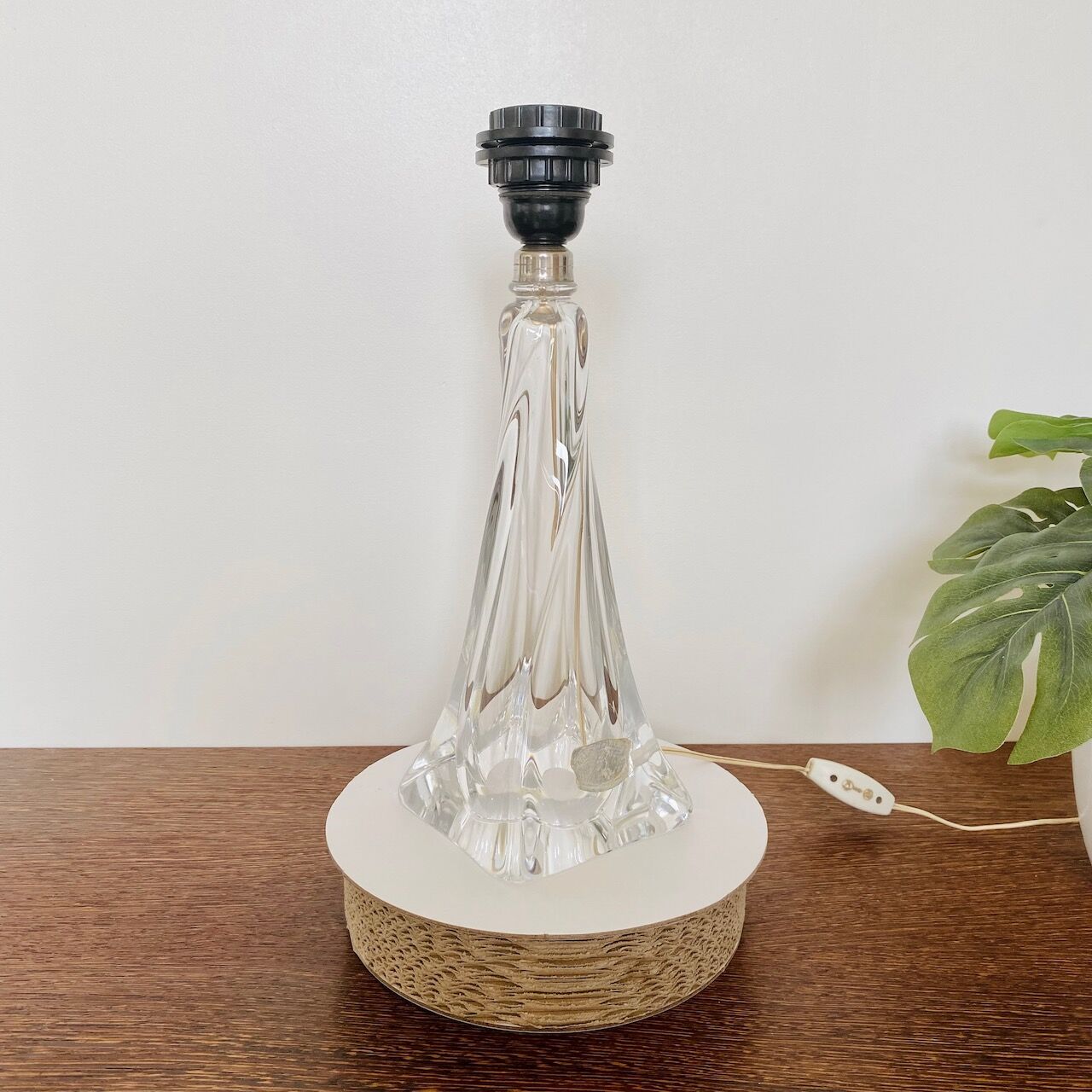 Transparant Val Saint Lambert Lamp