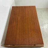 Danish MIdCentury Drop Leave Table in Teak Arne Vodder Style, 1960s Denmark