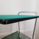 1950s vinyl storage side table