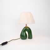 'Opposée' Table Lamp - Glossy Green