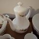 Vintage tableware service in Gien earthenware, "Champs" model with roses – An