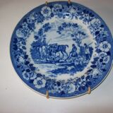 Ancienne assiette à décor de chasse