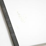 Mid Century mosaic wall mirror with brass frame by Münchner Zierspiegel