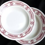 Set of 2 soup plates, Italian plates, soup plates.